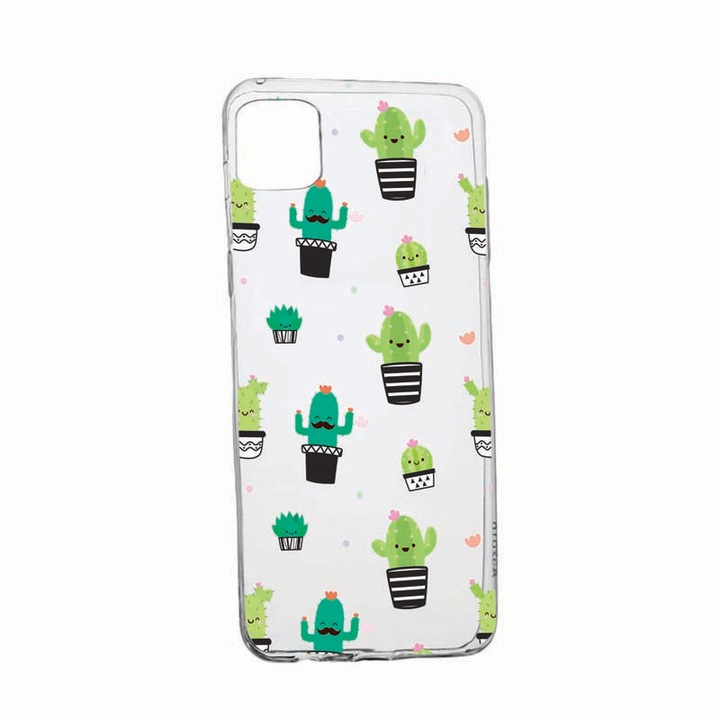 Telefontok, Samsung Galaxy A41-hez, kopásálló, csúszásgátló, Kaktusz, 165