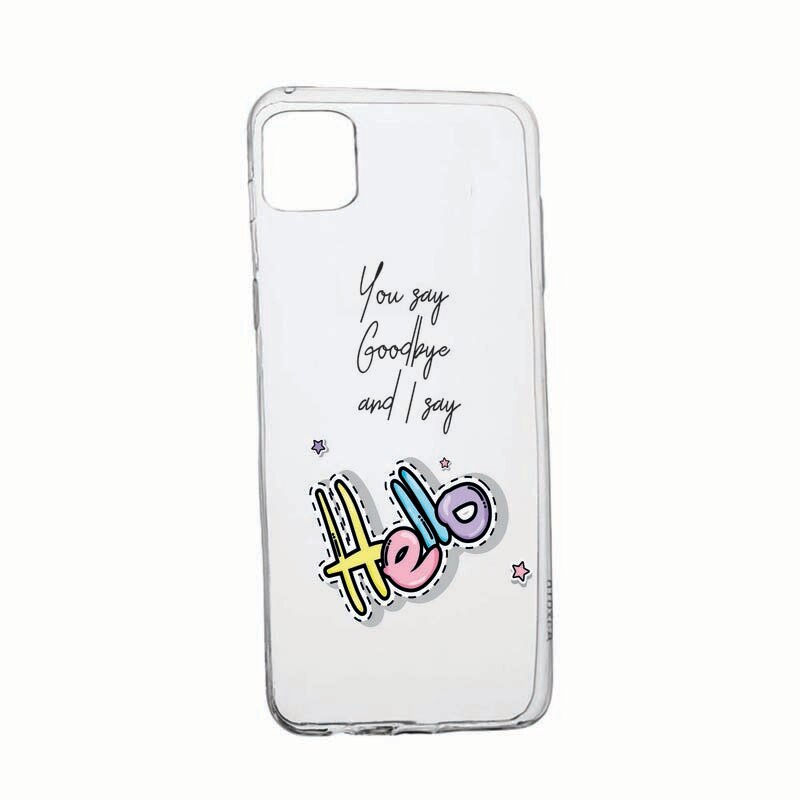 Husa Silicon Compatibila cu Xiaomi Mi 11 Lite 5G / 4G, Hello, rezistenta la uzura, anti-alunecare, 148