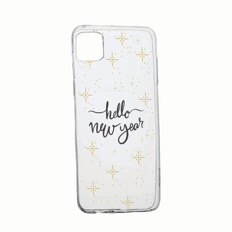 Husa pentru Samsung Galaxy S20 Ultra, rezistenta la uzura, anti-alunecare, Slim, Hello New Year, 173