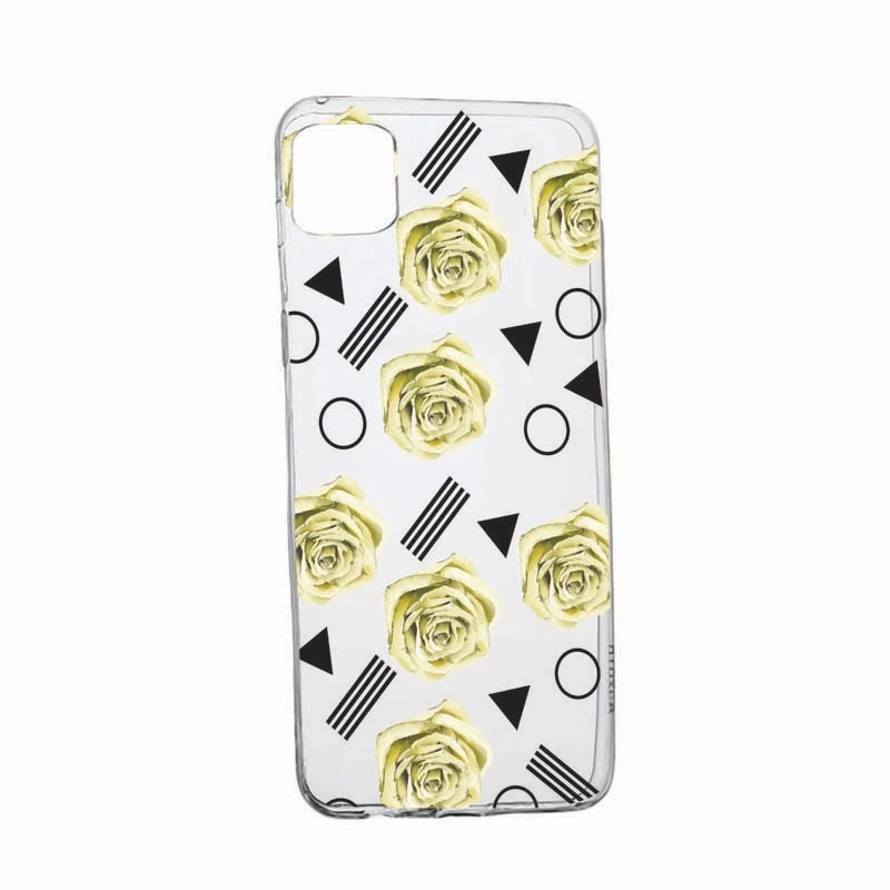 Husa Silicon Compatibila cu Xiaomi Poco C3, Yellow Rose, rezistenta la uzura, anti-alunecare, 137