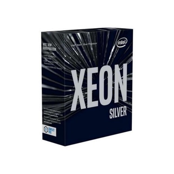 Intel Xeon Silver 4214 12-Core 2200MHz 16,5MB FCLGA3647 dobozos ventilátor nélküli processzor