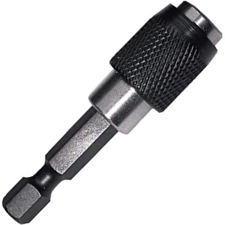 Adaptor magnetic pentru varfuri, cu blocare/prindere 1/4", 60 mm, cromat si forjat, Stanley