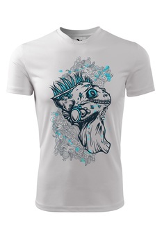 Tricou personalizat, Iguana, Adler, Alb Tricou personalizat, Iguana, Adler, Alb