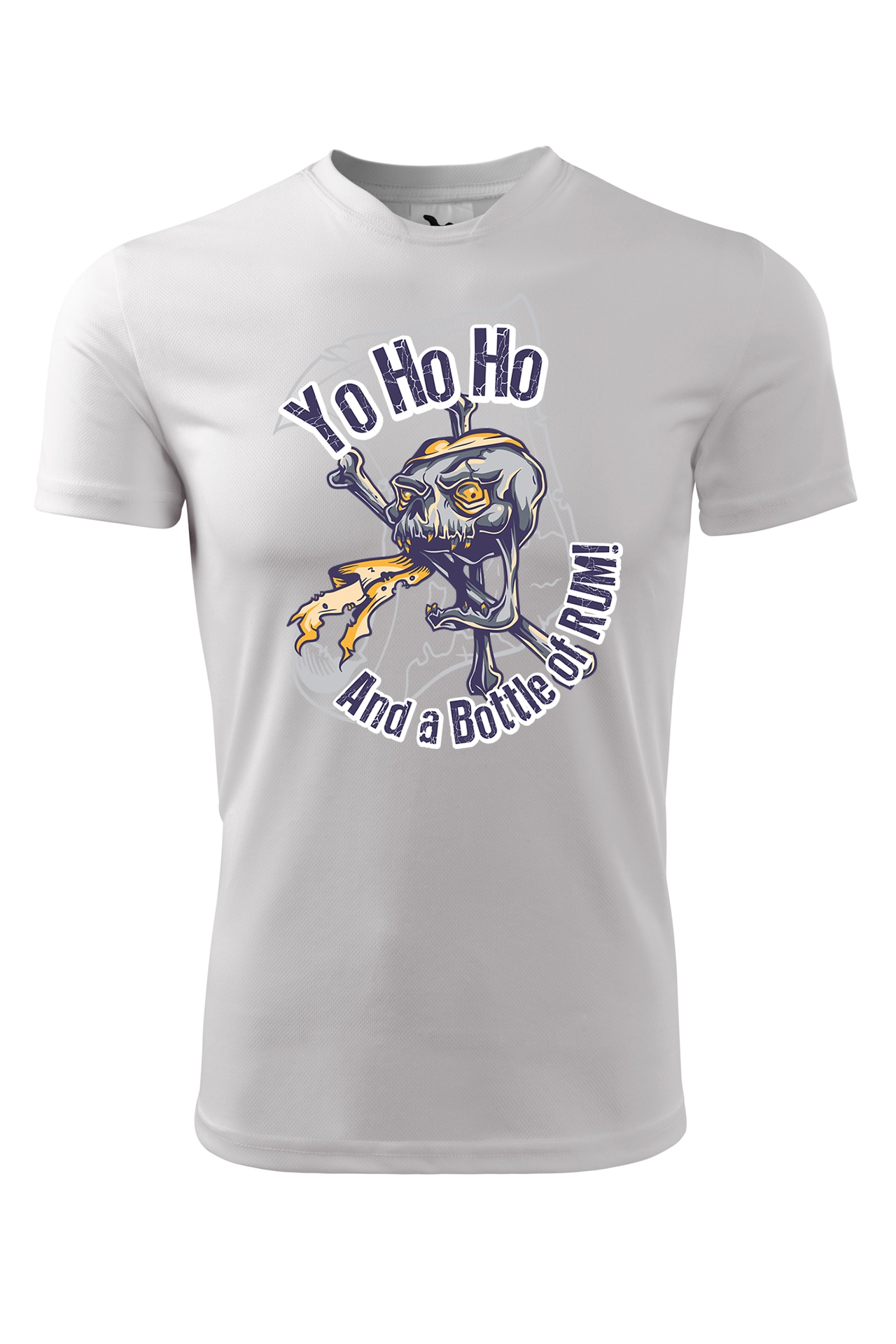 Tricou personalizat, Yo Ho Ho, Adler, Alb