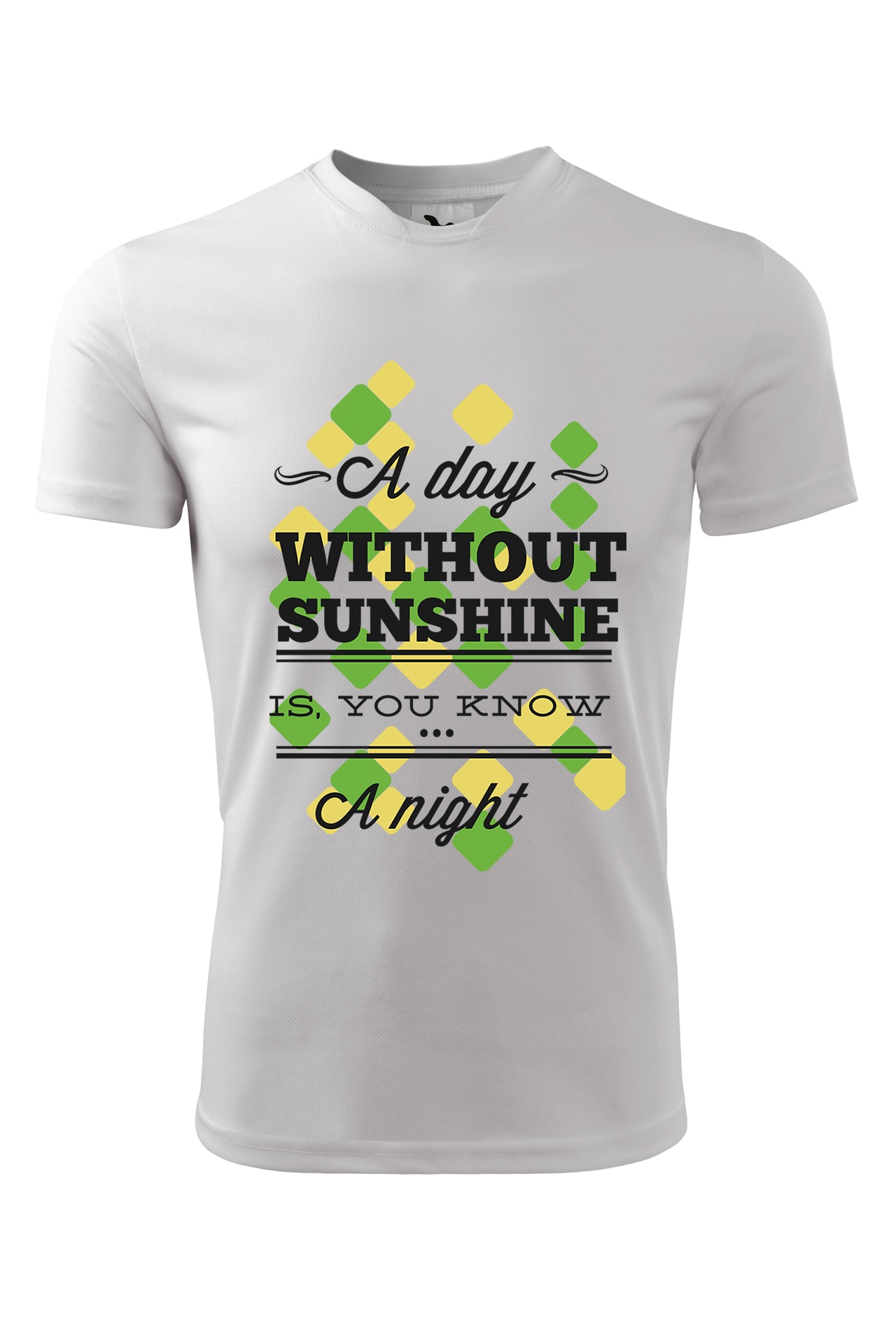 Tricou personalizat, Without Sunshine, Adler, Alb