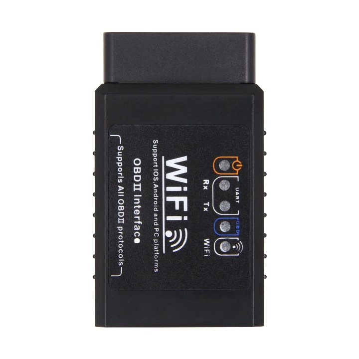 Диагностичен интерфейс за автомобили Techstar OBD2, WiFi, ELM v1.5, Torque