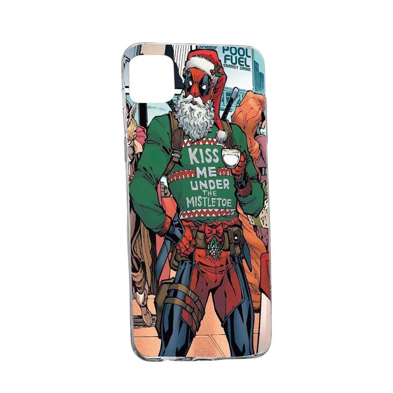 Husa Silicon Xmas, Compatibila cu Samsung Galaxy A12, rezistenta la uzura, anti-alunecare, 323