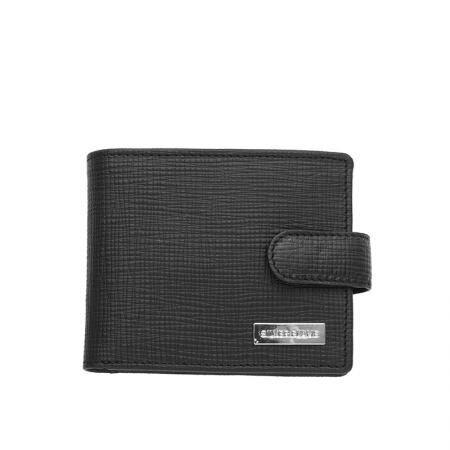 Portofel Silver Flame, SFL11156 , Negru, Piele autentica