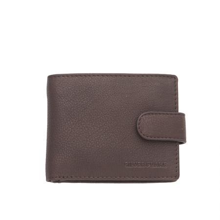 Portofel Silver Flame, SFL11151 , Maro, Piele autentica
