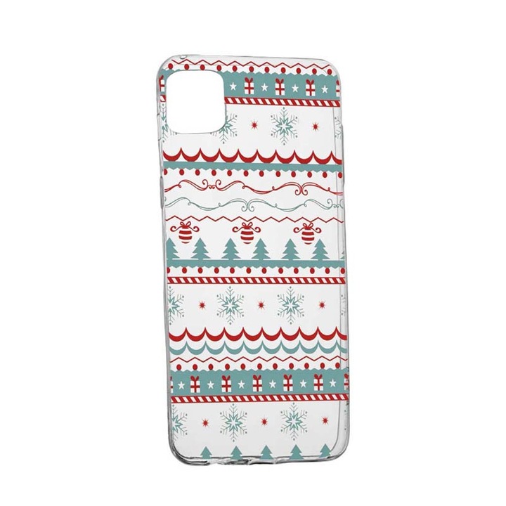 Husa Silicon Xmas, Compatibila cu Apple iPhone 13 Pro, rezistenta la uzura, anti-alunecare, 321