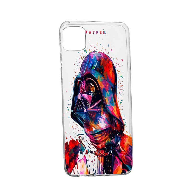 Husa Silicon Star Wars Darth Vader, Compatibila cu Apple iPhone 13 Mini, rezistenta la uzura, anti-alunecare, 408