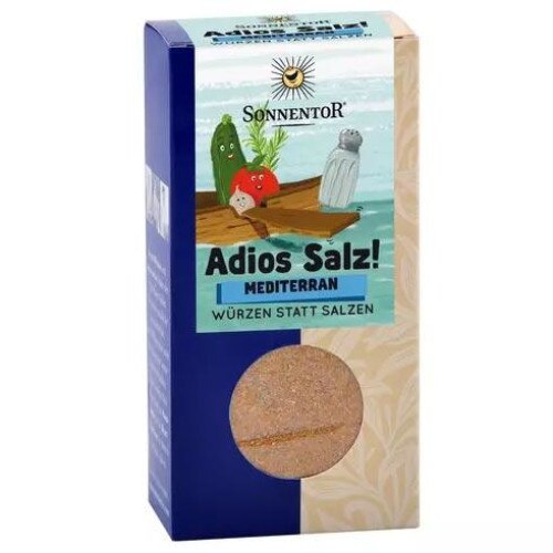 Condiment amestec Adio Sare! mediteraneean ECO 55 g - Sonnentor