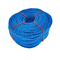 sfoara din material termoplastic matasos funie nylon rezistent grosime 5mm lungime 50 m  albastra imagen 4_0_
0