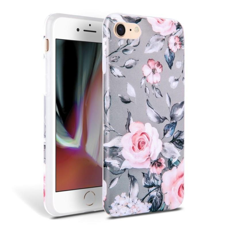 Carcasa TECH-PROTECT Floral iPhone 7/8/SE (2020) Grey