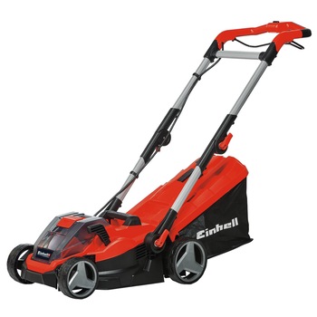 Masina fara fir pentru tuns gazon Einhel PXC GE-CM 36/34 L, 2 incarcatoare si 2 acumulatori 18V, 3 Ah inclusi, latime taiere 33,5 mm, sac 30 l Masina fara fir pentru tuns gazon Einhel PXC GE-CM 36/34 L, 2 incarcatoare si 2 acumulatori 18V, 3 Ah inclusi, latime taiere 33,5 mm, sac 30 l
