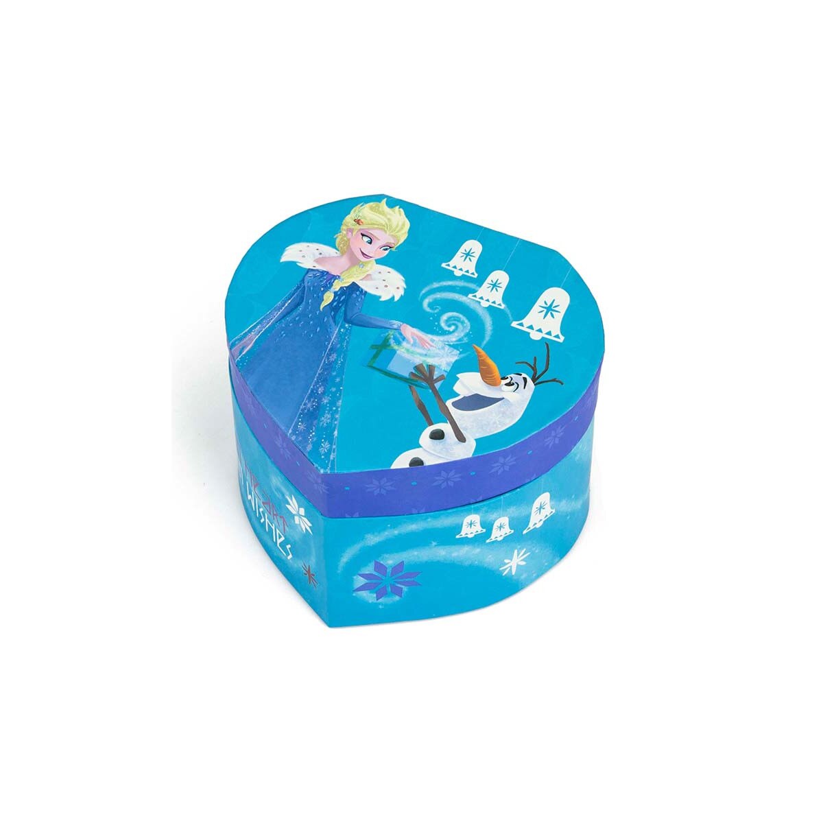 Cutie bijuterii pentru fetite, Frozen, albastra