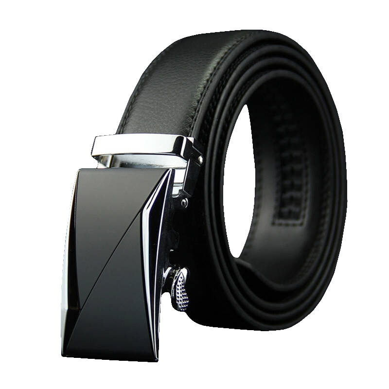 Curea cu inchidere automata 100% Piele Naturala BTG-DDL-013 , Negru