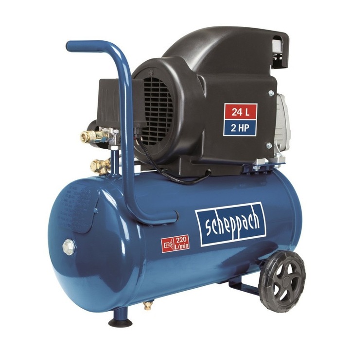 Компресор HC26, Scheppach, 1500W - 24L