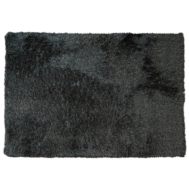 Килим Деко трейдинг Лов шаги, Черен, 160х230