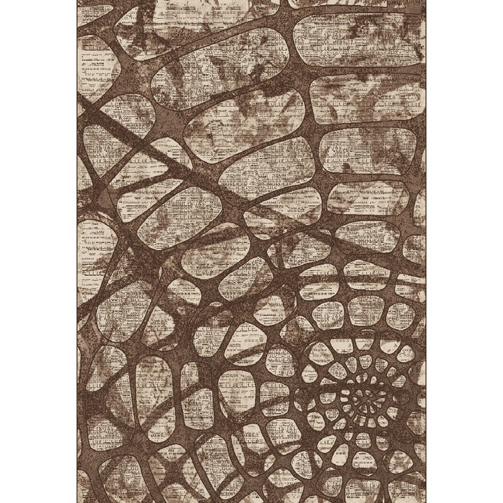 Килим Деко трейдинг Плана 492, Тъмнобежов, 120х180