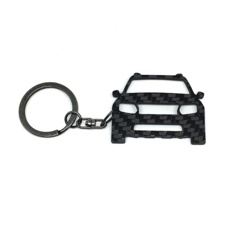 Karbonszálas (genuine carbon fiber) kulcstartó, modell: Duster MK1 2009-2017