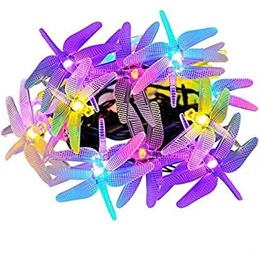 LED Dragonfly lumina，LaiXiaoBei,Multicolor,20 becuri LED 5M