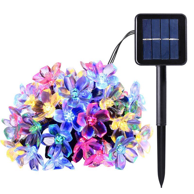 5M decorare flori mici lampa，CYTHERIA, multicolor，20 LED-uri