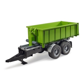 Remorca cu container pentru tractoare Bruder, scara 1:16 Remorca cu container pentru tractoare Bruder, scara 1:16