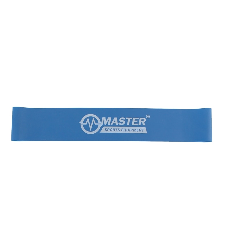 Banda elastica fitness / aerobic Master Sport, circulara, rezistenta ridicata, albastra
