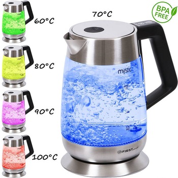 Fierbator de apa First Austria FA-5406-7, 2200W, 1.8L, iluminare LED, temperatura variabila, soft close Fierbator de apa First Austria FA-5406-7, 2200W, 1.8L, iluminare LED, temperatura variabila, soft close