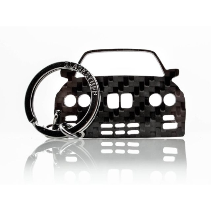 Karbonszálas (genuine carbon fiber) kulcstartó, modell: M3 E30