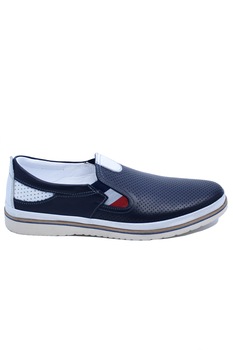 Pantofi casual bleumarin barbati, din piele naturala-44 EU Pantofi casual bleumarin barbati, din piele naturala-44 EU