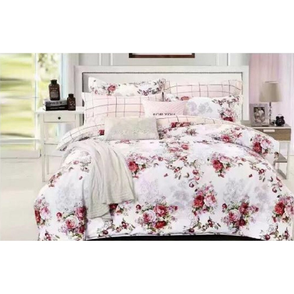 Set Lenjerie Finet Satinat, 6 Piese, Pat 2 Persoane, FNY-45