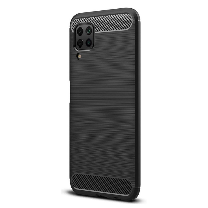 Husa Huawei P40 Lite TPU Carbon Neagra