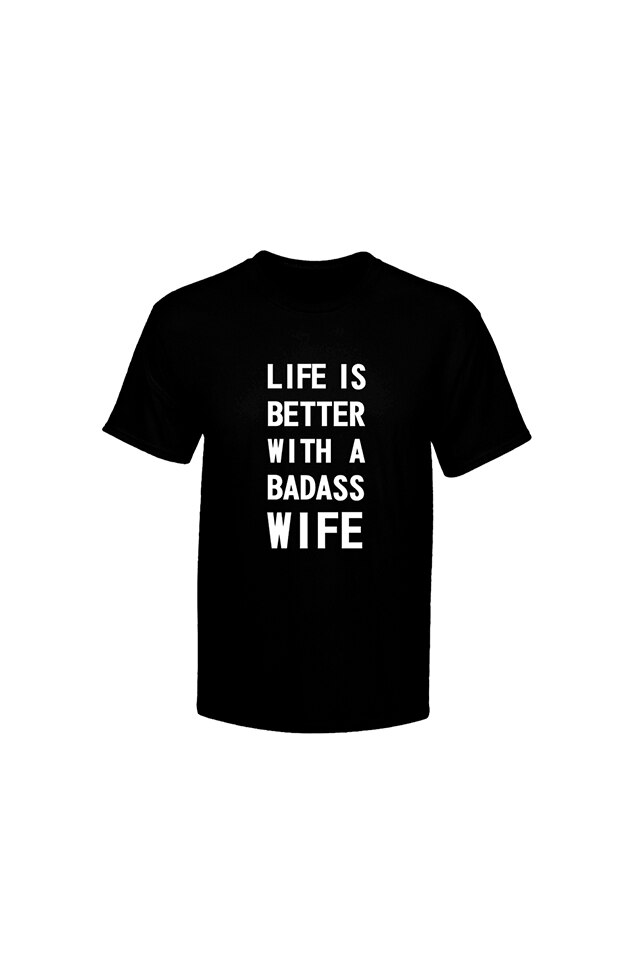 Tricou personalizat, Life is better, Negru