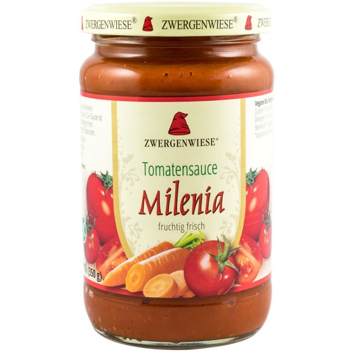 Bio paradicsomszósz Milenia, Zwergenwiese 350 g