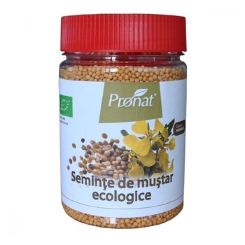 Seminte de Mustar Bio Pronat 180gr Seminte de Mustar Bio Pronat 180gr