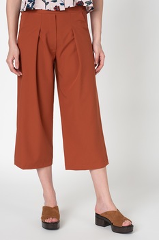 Antonia M, Pantaloni 3/4 cu croiala ampla, Maro Antonia M, Pantaloni 3/4 cu croiala ampla, Maro