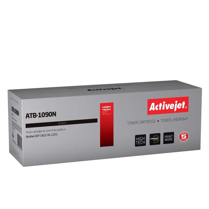 Cartus toner, ACTIVEJET, compatibil BROTHER TN1090, 1500 pag DCP-1622WE, HL-1222WE DCP 1622 WE, HL 1222 WE 1200E 1202E 1212 1210W