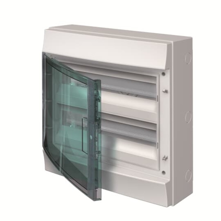 Разпределително табло ABB Mistral65, приложено към прозрачна врата IP65 24M R7035