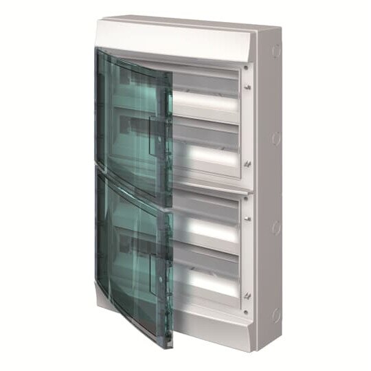 Tablou ABB Mistral65 aplicat usa transparenta IP65 72M(4X18) R7035