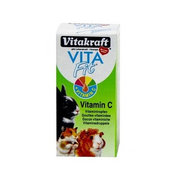 Vitamine pentru rozatoare Vitakraft Vita Fit, Vitamina C, 50ml Vitamine pentru rozatoare Vitakraft Vita Fit, Vitamina C, 50ml
