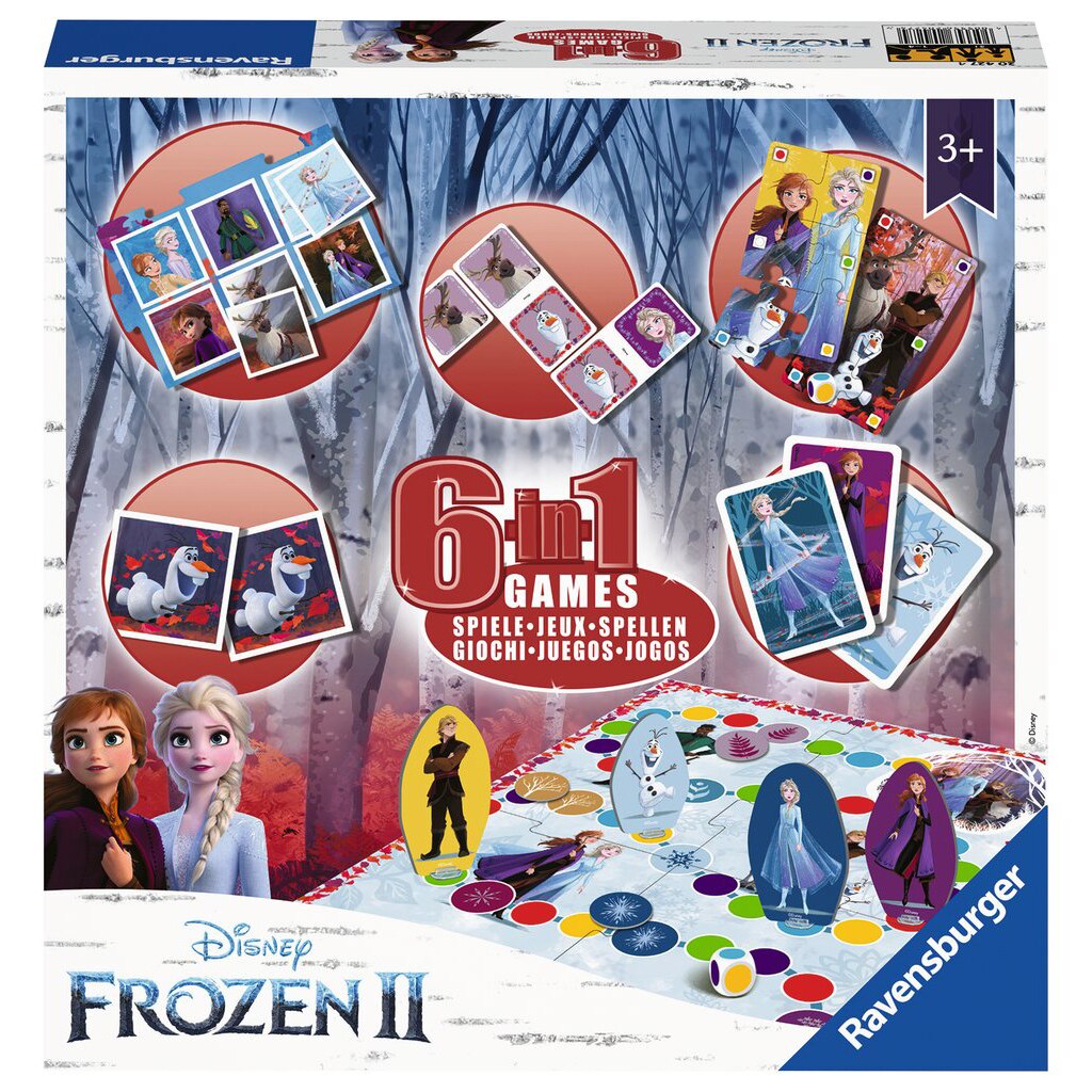Joc Ravensburger - Disney Frozen II, 6 in 1