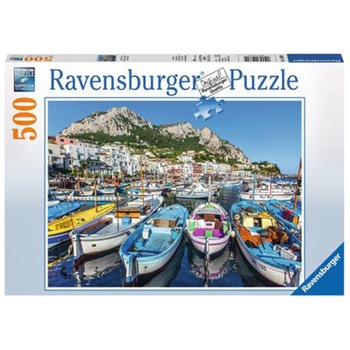 Puzzle Ravensburger - Portul Marina, 500 piese Puzzle Ravensburger - Portul Marina, 500 piese