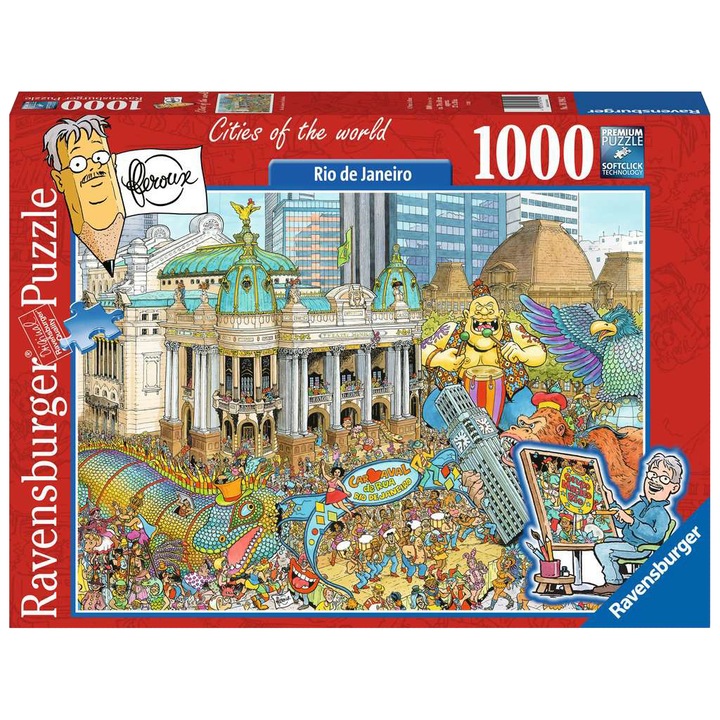 Ravensburger Puzzle - Fleroux, Rio De Janeiro, 1000 db
