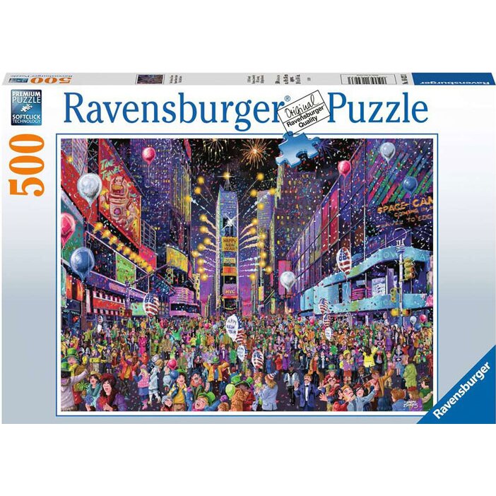 Puzzle Ravensburger - Anul Nou Time Square, 500 piese