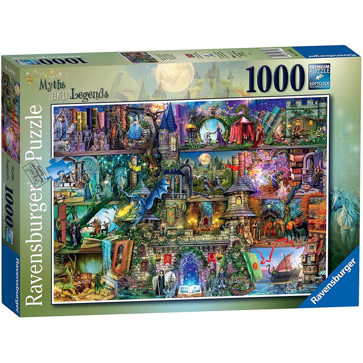 Puzzle Ravensburger - Legende Si Mituri, 1000 piese
