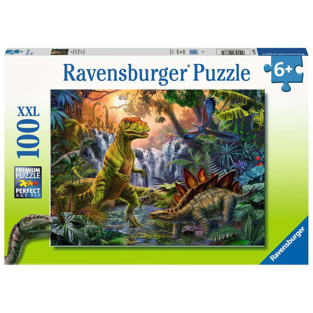 Puzzle Ravensburger XXL - Oaza dinozaurilor, 100 piese