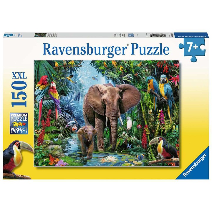 Пъзел Ravensburger XXL - Сафари животни, 150 части