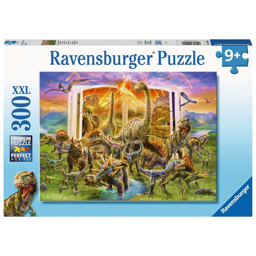 Puzzle Ravensburger XXL - Cartea dinozaurilor, 300 piese